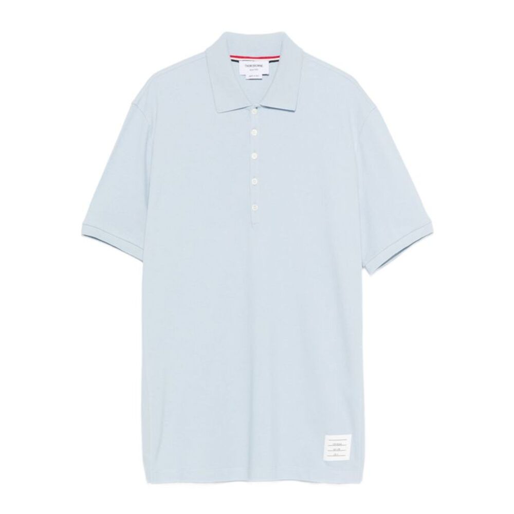 Thom Browne Men Cotton Polo Shirt